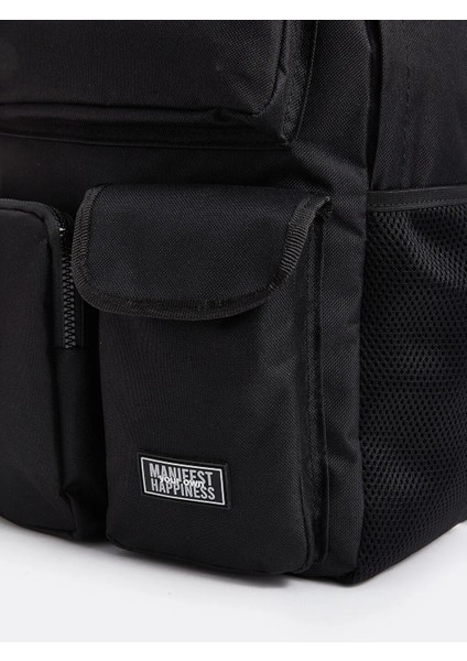 Lcw Accessorıes siyah Çok Bölmeli Kadın Sırt Çantası