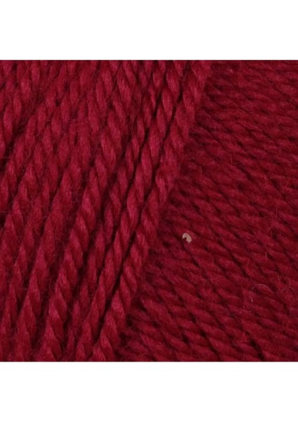 1 Adet Dora El Örgü Ipi Yünü 100 gr 034 Koyu Kırmızı