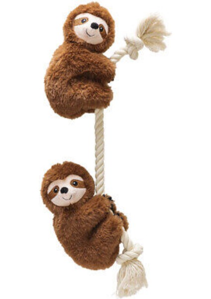 Climbing On Rope Peluş Tembel Hayvan Köpek Oyuncağı