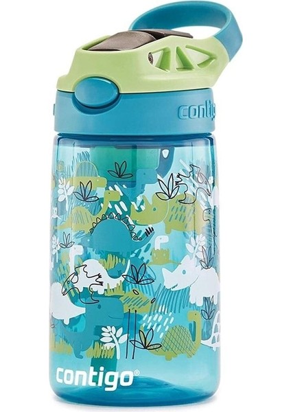 Gizmo Flip Pro Dinos Tritan Çocuk Suluğu 420ML Yeşil
