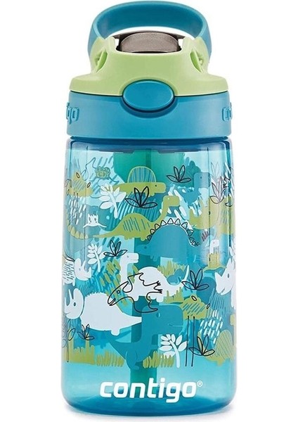 Gizmo Flip Pro Dinos Tritan Çocuk Suluğu 420ML Yeşil