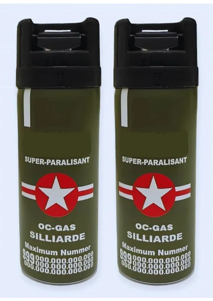 Mrc Tactical Nato 2 Adet Büyük Koruyucu Biber Kılıfı Gazı (50ML)