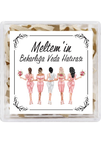 Kişiye Özel Bekarlığa Veda Hatırası Baskılı Yapışkanlı Etiket 4,5 cm 15 Adet fiyatları