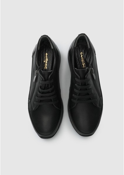 Siyah Deri Kadın Ayakkabı indirimleri