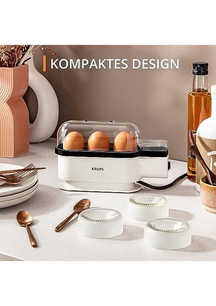 De Ovomat Trio Yumurta Pişirici, 3 Adet için Yumurtalıklı Su Ölçüm Kabı indirimleri