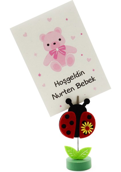 10X14 cm Kişiselleştirilebilir Hoşgeldin Bebeğim Temalı 10 Adet Kart Model-1