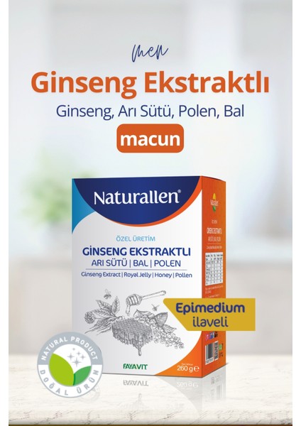 Ginseng Ekstraktlı 260 gr