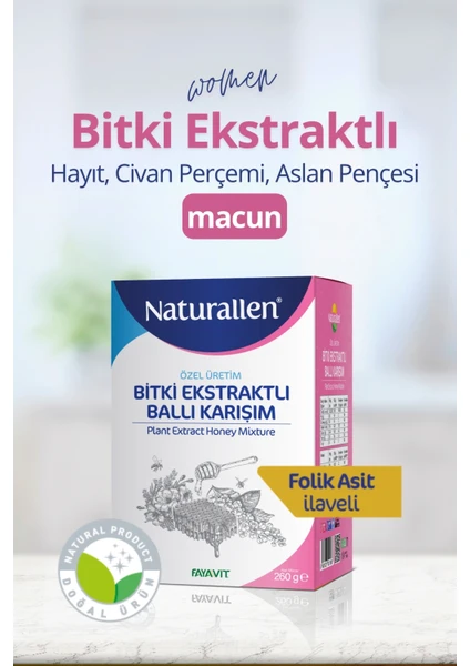 Bitki Ekstraktlı Ballı Karışım 260 Gr