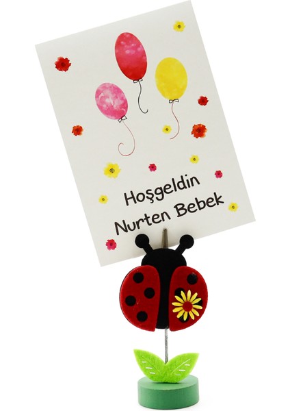 10X14 cm Kişiselleştirilebilir Hoşgeldin Bebeğim Temalı 10 Adet Kart Model-2