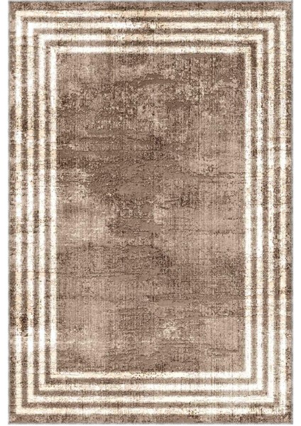 Halı Art-249 Beyaz Taban Dekoratif Kilim Ince Yıkanabilir Süngerli Dot Taban Salon Halısı