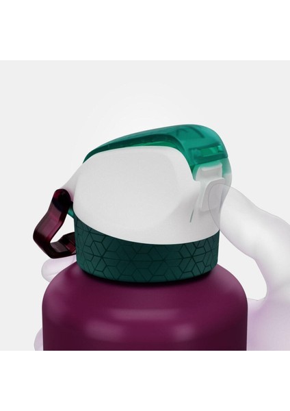 0,60 L Quechua Outdoor Alüminyum Matara - Pipetli / 0,6 Litre - Mor - 900 Plastik Mor