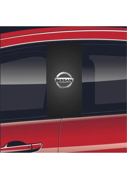 Araç Kapı Direği Kaplama Folyosu Uv Baskılı 2'li SET-50X24 - Nissan fiyatları
