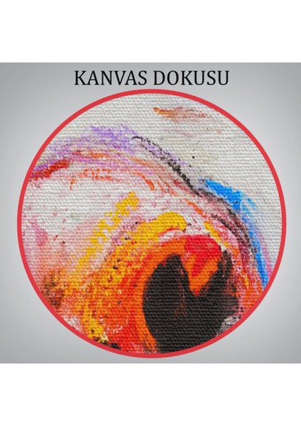 Modern Sanat Inek Portresi Dekoratif Kanvas Duvar TABLO-5936