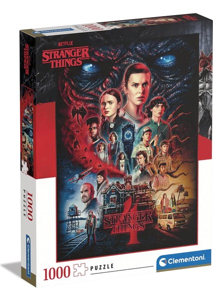 - 1000 Parça Stranger Things Yetişkin Puzzle - 4 - 39686