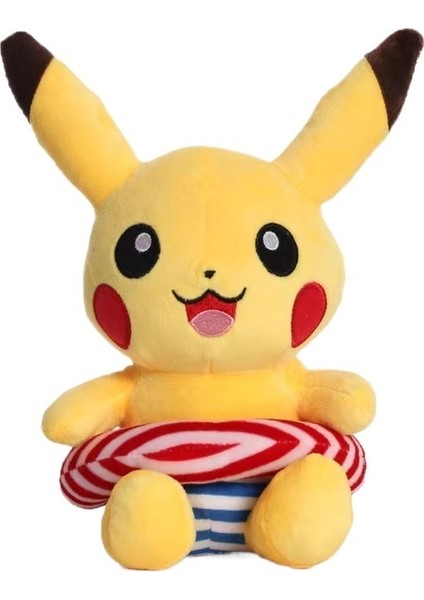 Yüzme Pikachu Peluş Oyuncak Pokémon Doll (Yurt Dışından)