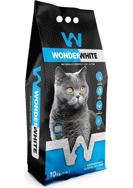 Wondewhıte Carbon Effect Kedi Kumu