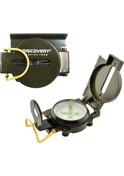 Discovery Askeri Yeşil Alüminyum Pusula