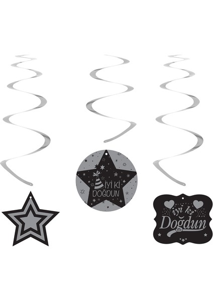 Iyi Ki Doğdun Sarkıt Süs 6lı