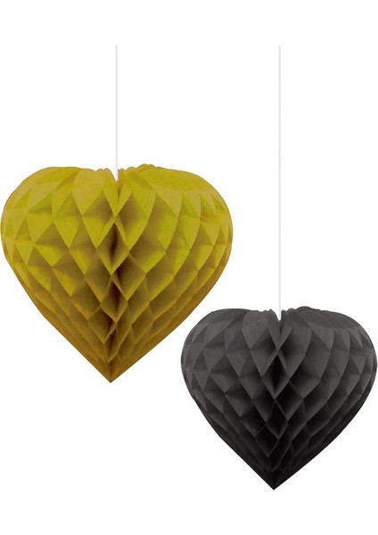 Petekli Kalp Süs 2li