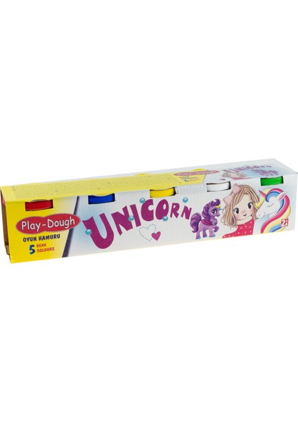 Mix Oyuncak Oyun Hamuru 5 Renk Unicorn 5*40 Gram