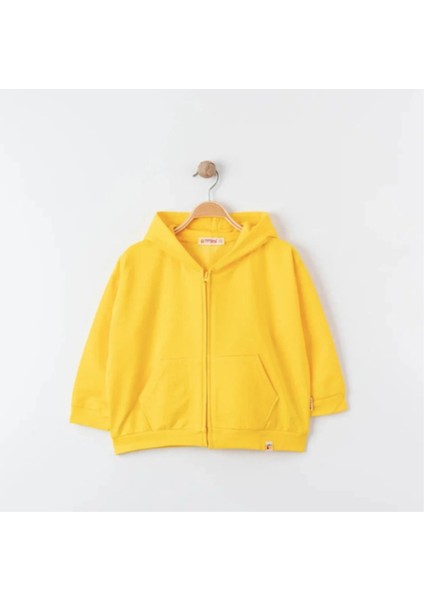 Tiffany Sweatshirt Kapüşonlu Oversize Theme Sarı