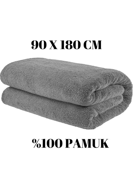 Büyük Banyo Duş Havlusu Otel Spa Havlusu 90X180 cm %100 Pamuk Şezlong Plaj Havlusu
