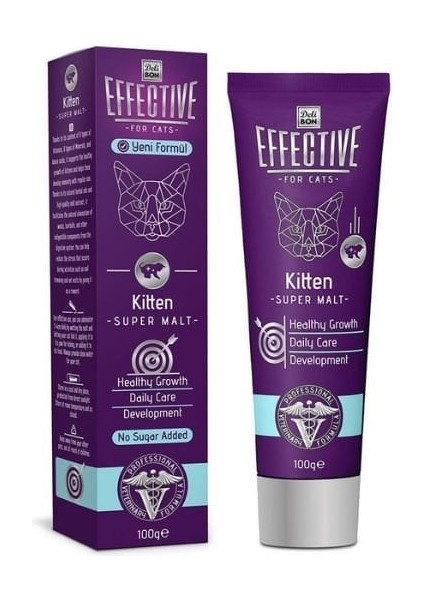 Effective Kitten Büyüme Destekleyici Yavru Kedi Malt Macunu 100 gr