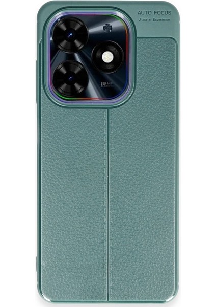 Tecno Spark 20 Pro 4g Kılıf Niss Deri Desen Silikon