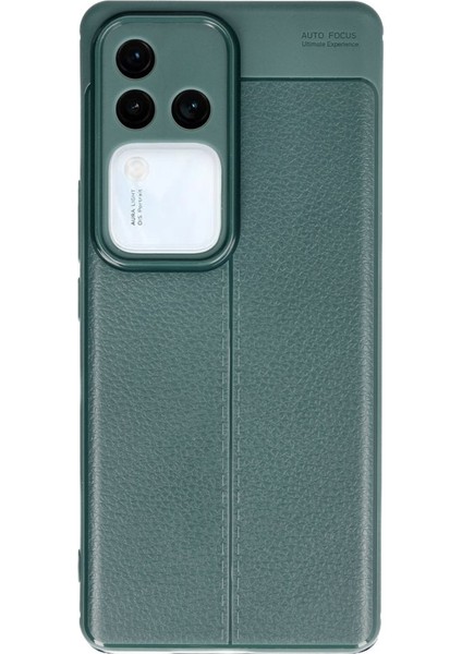 Vivo V30 5g Kılıf Niss Deri Desen Silikon