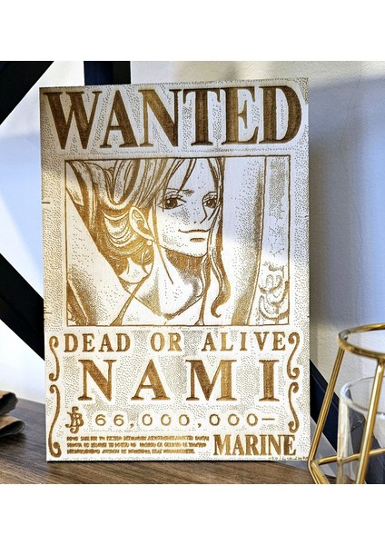 Wanted Nami Bounty Duvar Poster. Wanted Duvar Pano