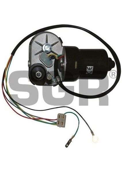 12V SİLECEK MOTORU TEK MİLLİ 90° KABİN