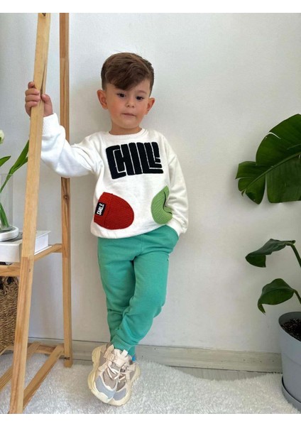 Erkek Çocuk Bisiklet Yaka Pamuk Eşofman Takımı fiyatları