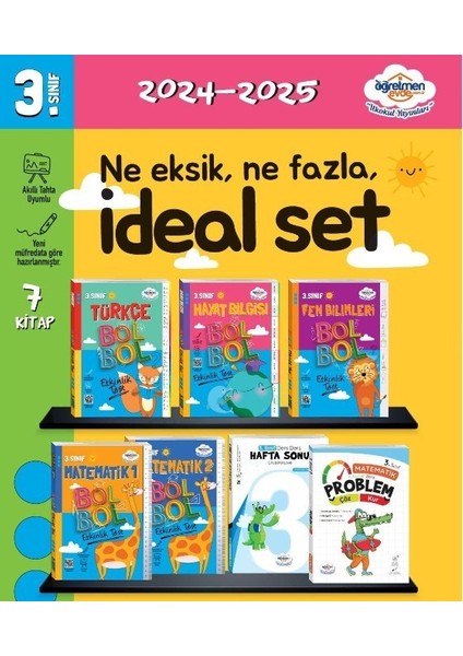 Öğretmen Evde 3.sınıf 7'li Ideal Set 2024-2025