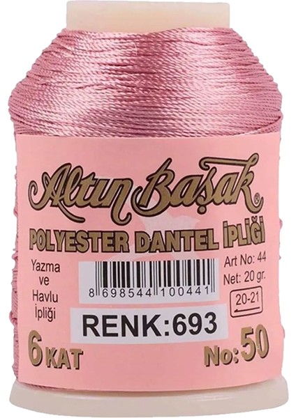 3 Adet Altınbaşak Oya ve Dantel Ipi 20 gr - Royaleks - No: 693