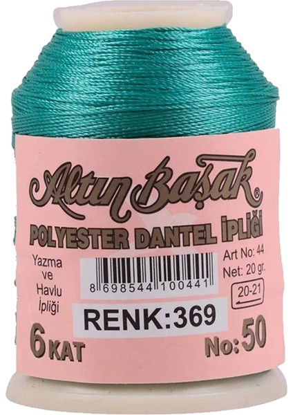 3 Adet Altınbaşak Oya ve Dantel Ipi 20 gr - Royaleks - No: 369