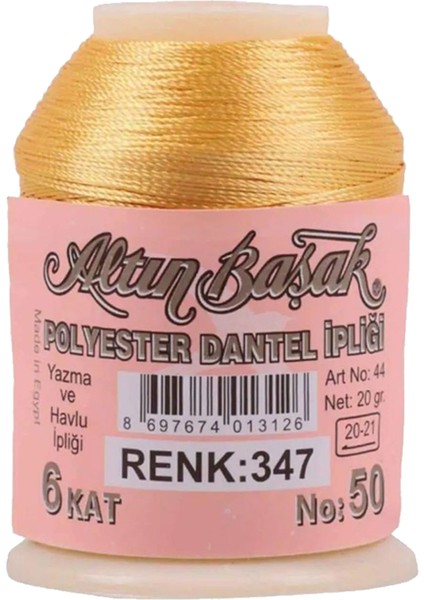 3 Adet Altınbaşak Oya ve Dantel Ipi 20 gr - Royaleks - No: 347 - 040 - 505