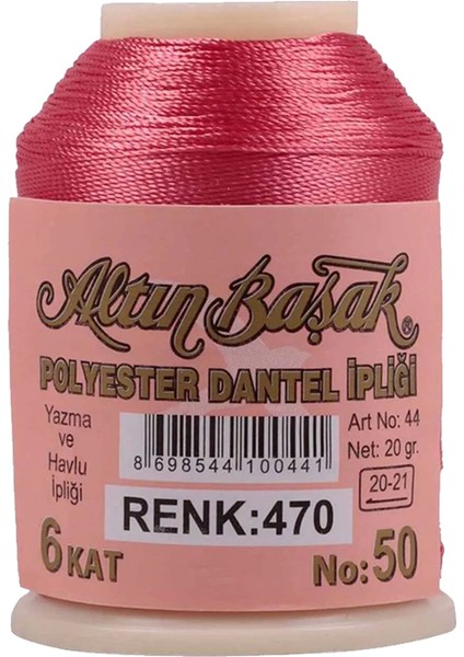 3 Adet Altınbaşak Oya ve Dantel Ipi 20 gr - Royaleks - No: 470 - 940 - 758