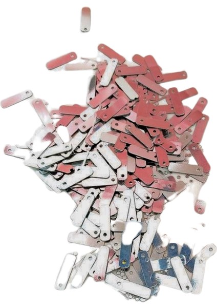 Koyu Pembe 15 x 5 mm Dantel Oya Yazma Halhal Abiye Lazer Kesim Pul 200 Adet / 8 Gram
