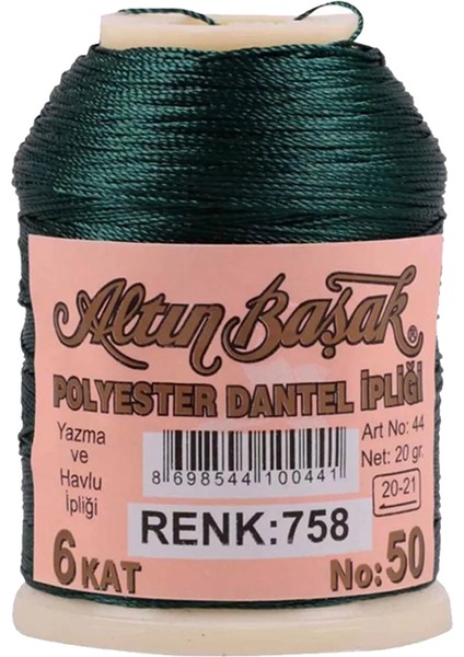 3 Adet Altınbaşak Oya ve Dantel Ipi 20 gr - Royaleks - No: 758
