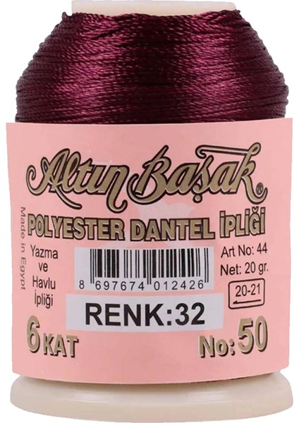 3 Adet Altınbaşak Oya ve Dantel Ipi 20 gr - Royaleks - No: 413 - 032 - 291