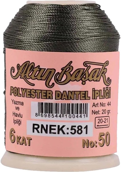 3 Adet Altınbaşak Oya ve Dantel Ipi 20 gr - Royaleks - No: 328 - 811 - 581