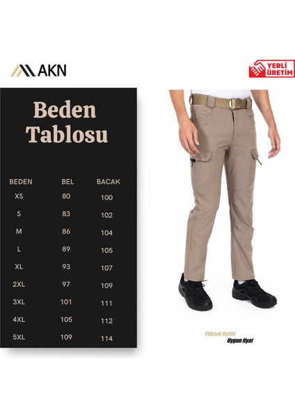 AKN112 Taktik/outdoor Yazlık Likralı Pantolon