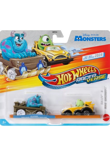 Hot Wheels Raceverse 2'li Paket HRT55 HRT93 Sulley ve Mike Wazowski