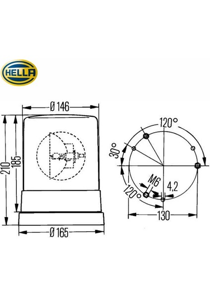 24V Döner Lamba Kl 700 Turuncu modelleri