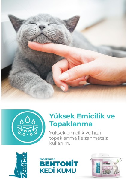 Bebek Pudrası Kokulu Renkli Kedi Kumu Ince Taneli Doğal Bentonit 10 Lt fırsatları