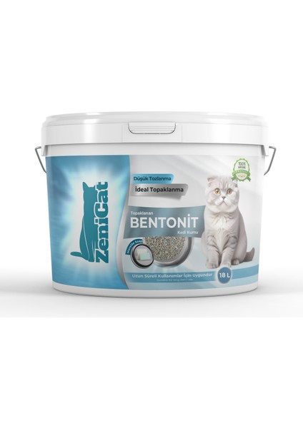 Marsilya Sabunu Kokulu Renkli Kedi Kumu Ince Taneli Doğal Bentonit 18 Lt