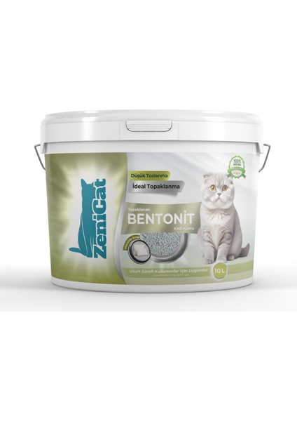 Marsilya Sabunu Kokulu Kedi Kumu Ince Taneli Doğal Bentonit 10 Lt