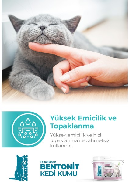 Bebek Pudrası Kokulu Renkli Kedi Kumu Ince Taneli Doğal Bentonit 5 Lt fırsatları