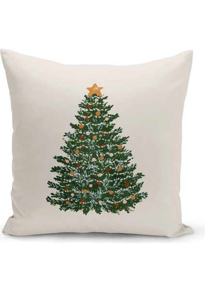 Bertille Home Yılbaşı Serisi Çift Tarafı Dijital Baskılı Kırlent Kılıfı (Christmas Noel Cushion Cover)