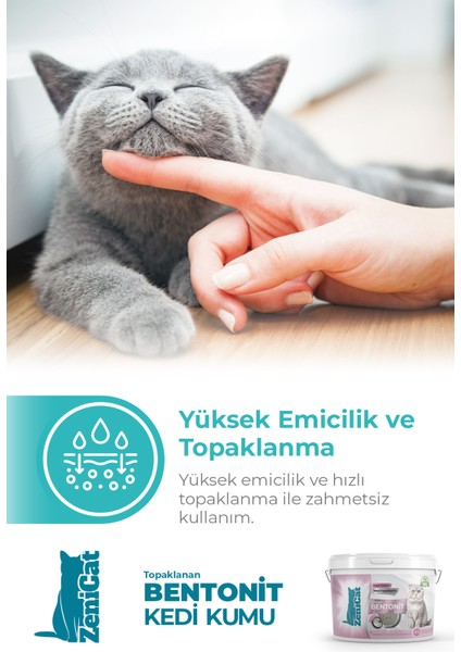 Bebek Pudrası Kokulu Renkli Kedi Kumu Ince Taneli Doğal Bentonit 8 Lt fırsatları